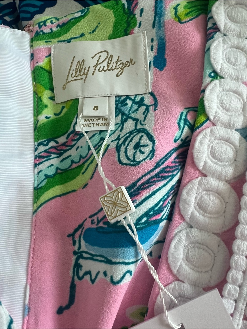 Lilly Pulitzer Ocleppo Maxi Oversized Caftan NWT - Picture 8 of 9